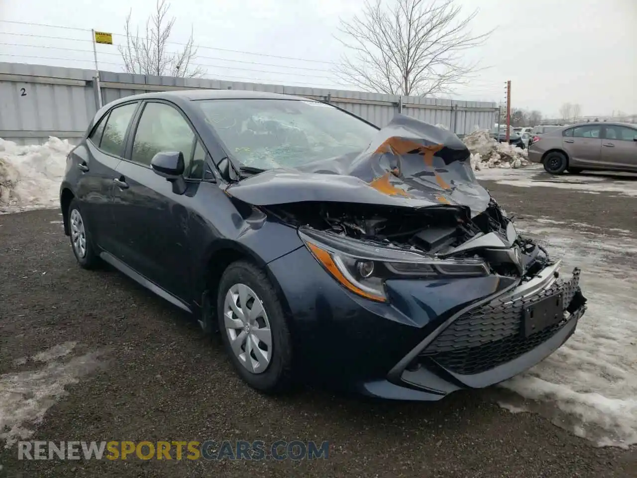 1 Фотография поврежденного автомобиля JTNK4MBEXM3136472 TOYOTA COROLLA 2021