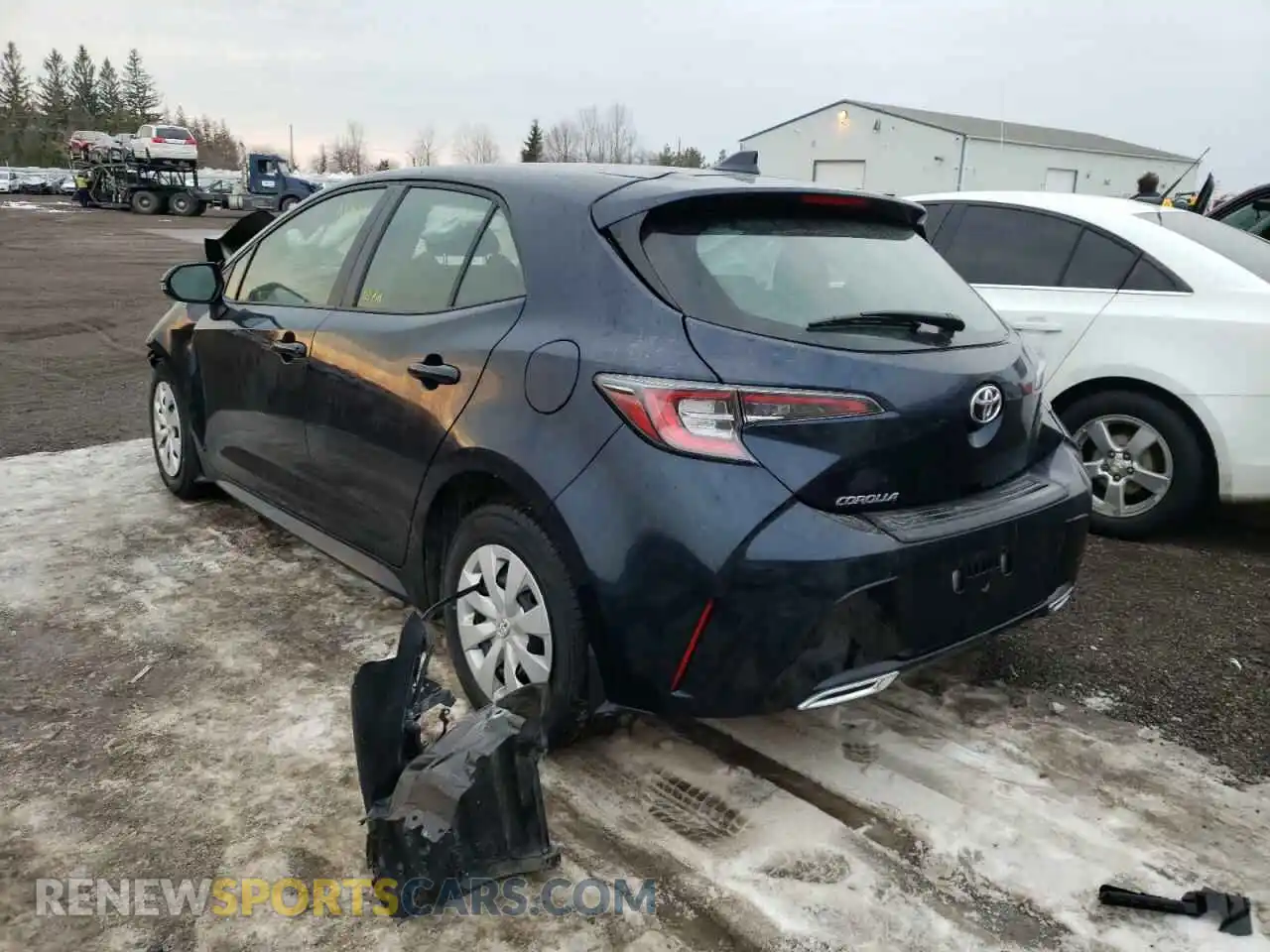 3 Фотография поврежденного автомобиля JTNK4MBEXM3136472 TOYOTA COROLLA 2021