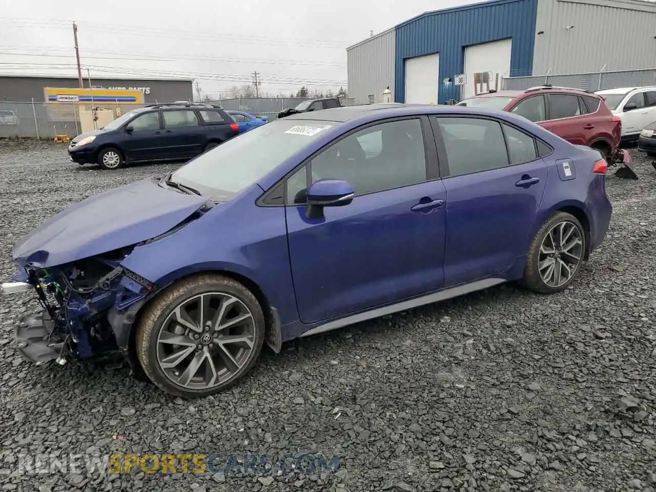 1 Photograph of a damaged car 5YFB4MBE8NP111809 TOYOTA COROLLA 2022