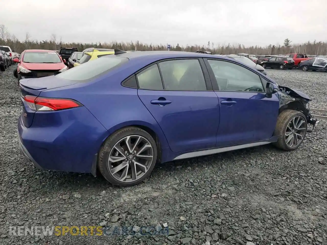 3 Photograph of a damaged car 5YFB4MBE8NP111809 TOYOTA COROLLA 2022