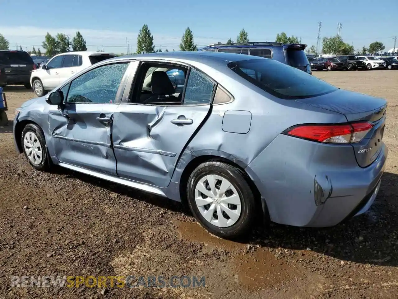 2 Photograph of a damaged car 5YFBPMBE3NP351776 TOYOTA COROLLA 2022