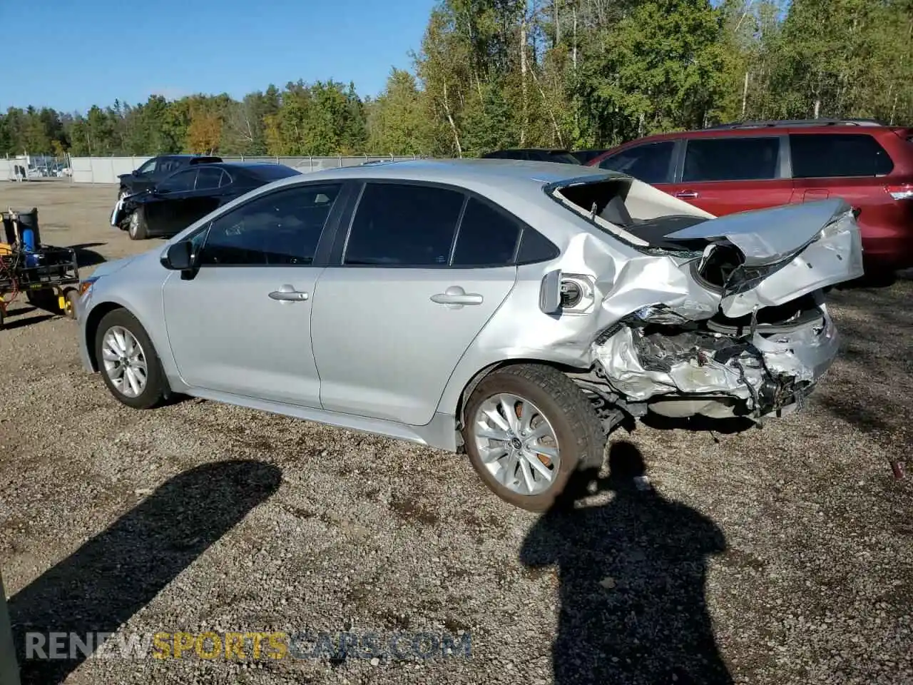2 Photograph of a damaged car 5YFBPMBE5NP281262 TOYOTA COROLLA 2022