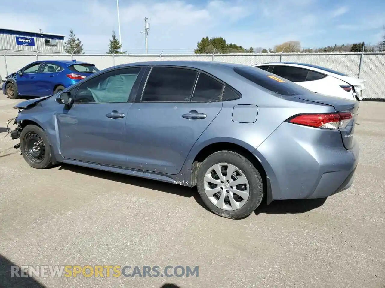 2 Photograph of a damaged car 5YFBPMBE5NP380101 TOYOTA COROLLA 2022
