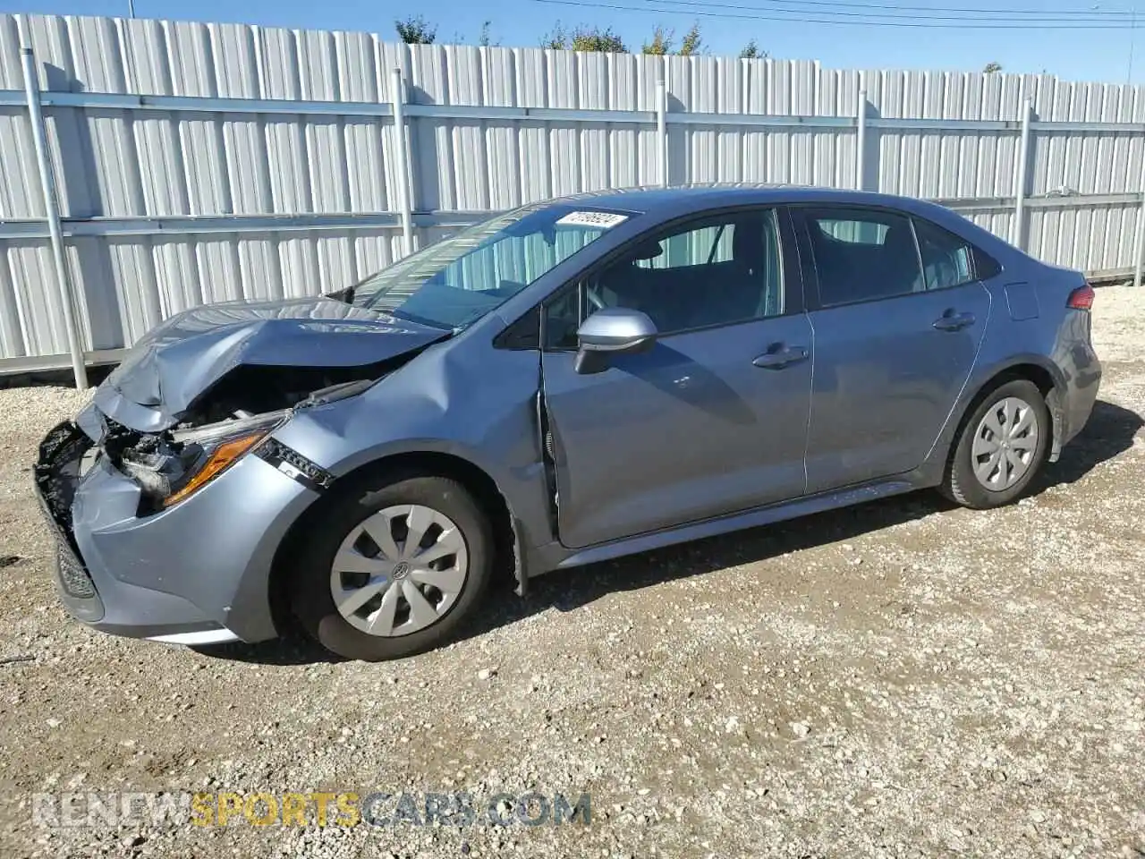 1 Photograph of a damaged car 5YFBPMBE7NP367382 TOYOTA COROLLA 2022