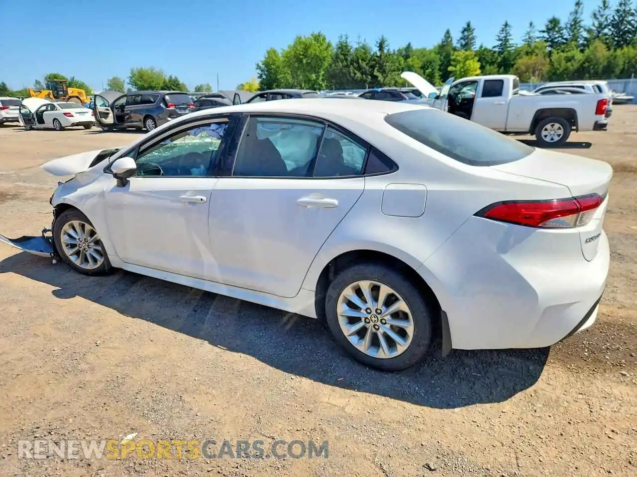 2 Photograph of a damaged car 5YFBPMBE8NP304033 TOYOTA COROLLA 2022