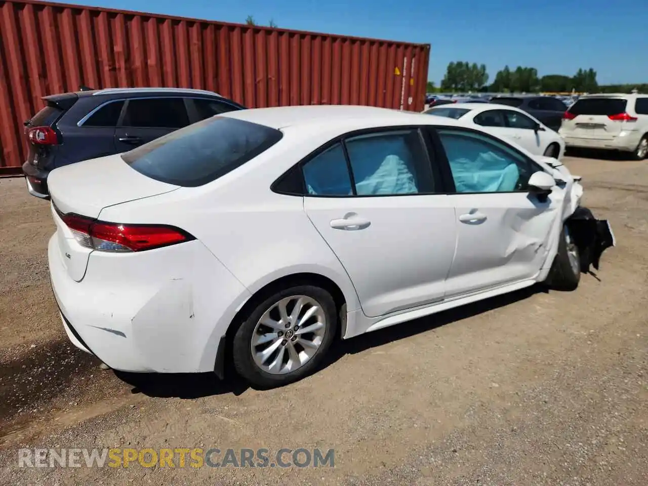 3 Photograph of a damaged car 5YFBPMBE8NP304033 TOYOTA COROLLA 2022