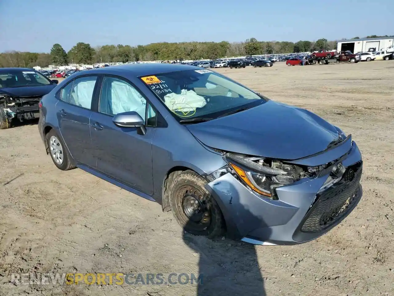 1 Photograph of a damaged car 5YFDPMAE0NP278134 TOYOTA COROLLA 2022