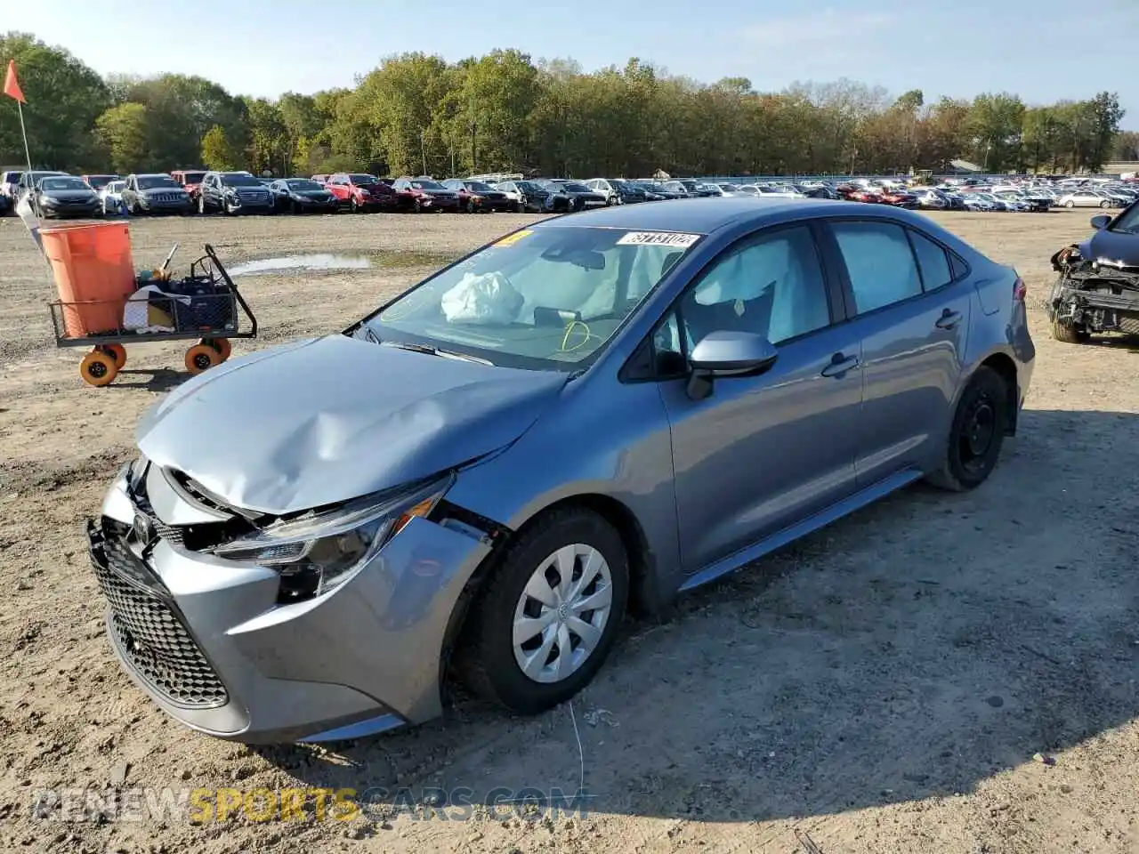2 Photograph of a damaged car 5YFDPMAE0NP278134 TOYOTA COROLLA 2022