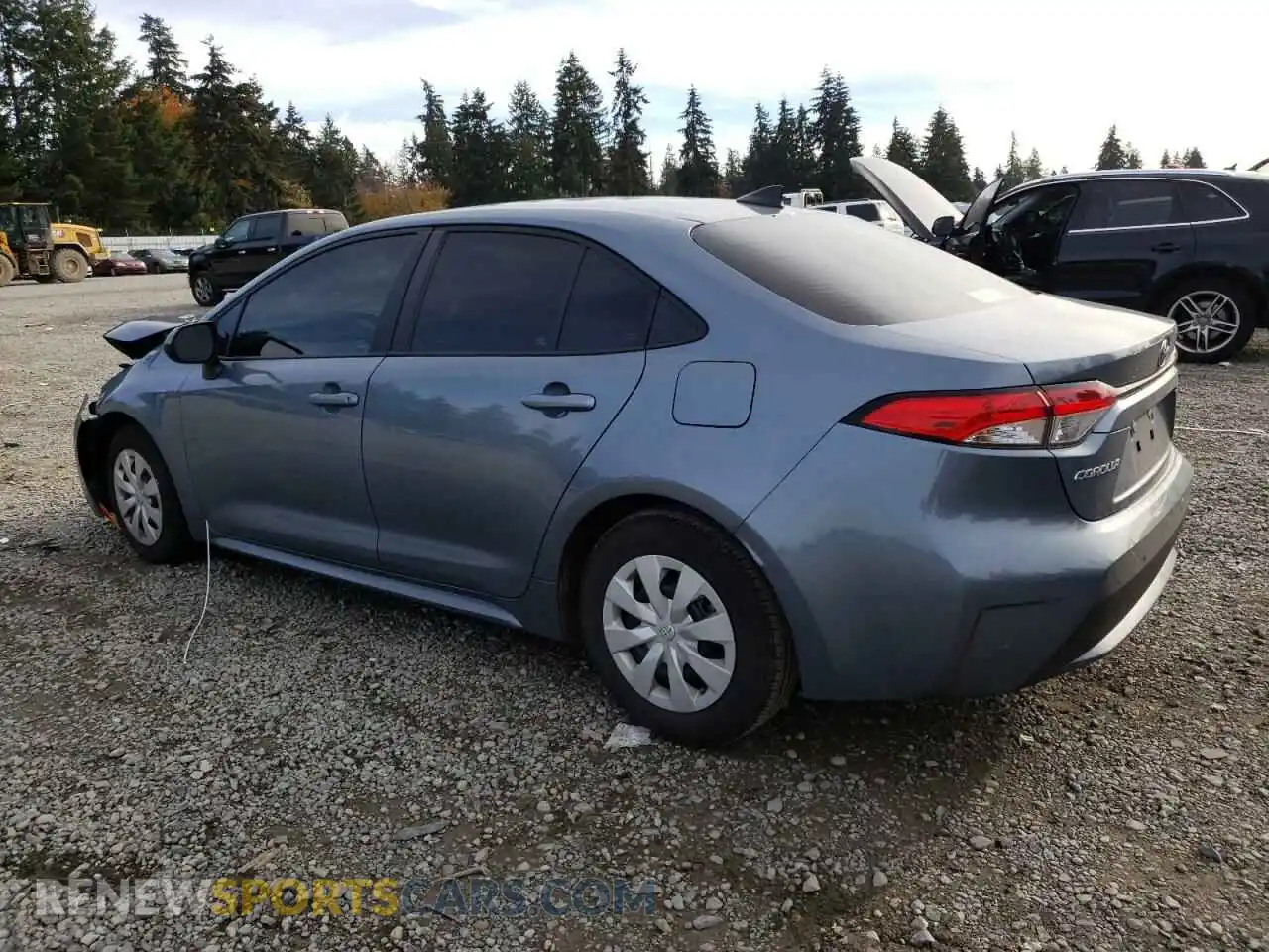 2 Photograph of a damaged car 5YFDPMAE5NP287119 TOYOTA COROLLA 2022