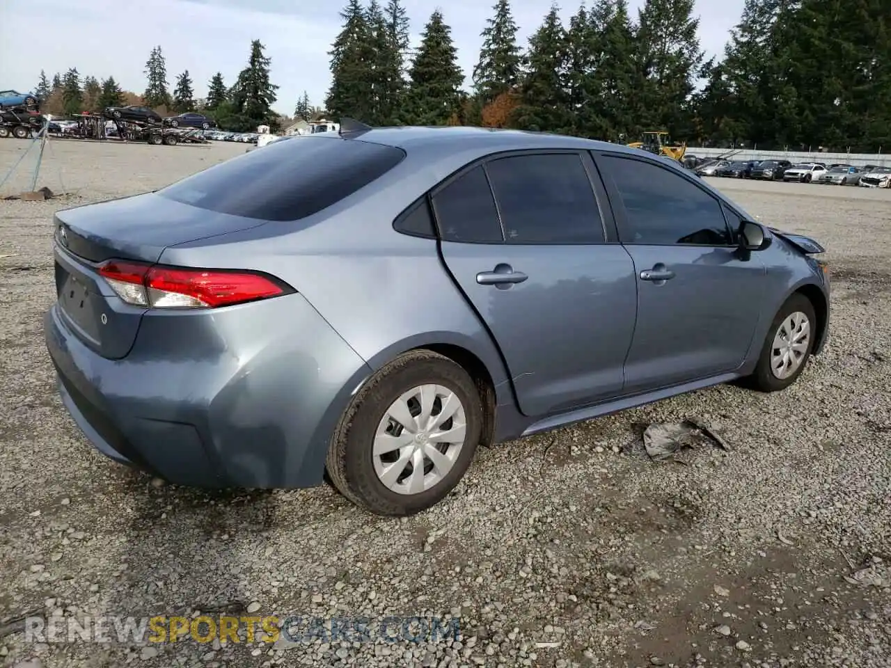 3 Photograph of a damaged car 5YFDPMAE5NP287119 TOYOTA COROLLA 2022