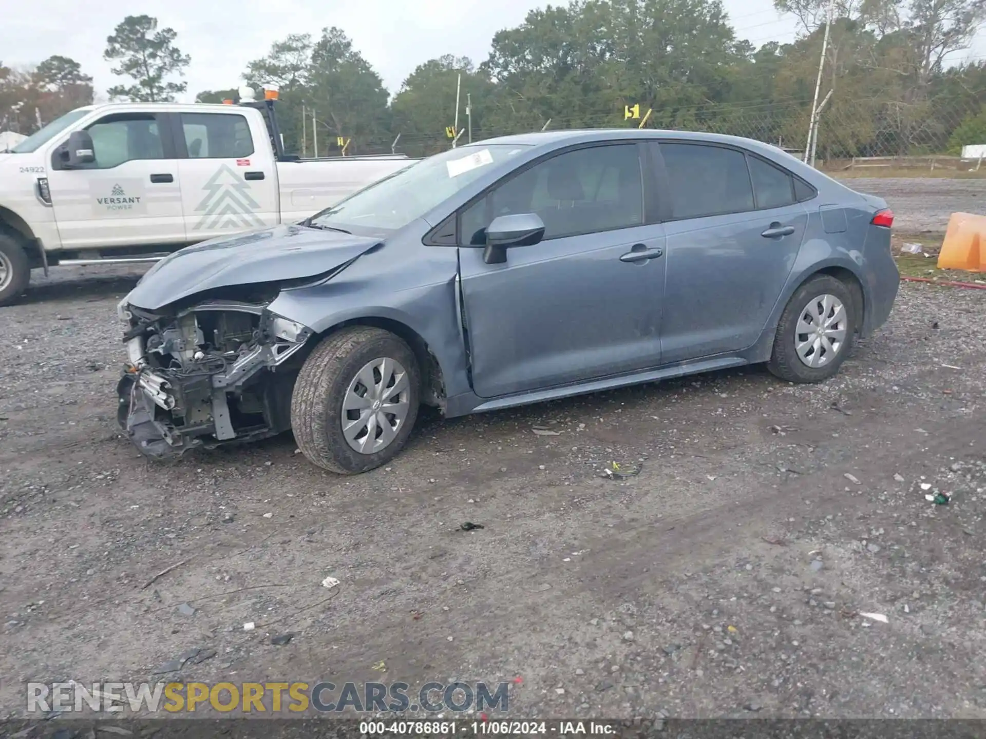 2 fotografías del automóvil dañado 5YFDPMAE7NP299403 TOYOTA COROLLA 2022