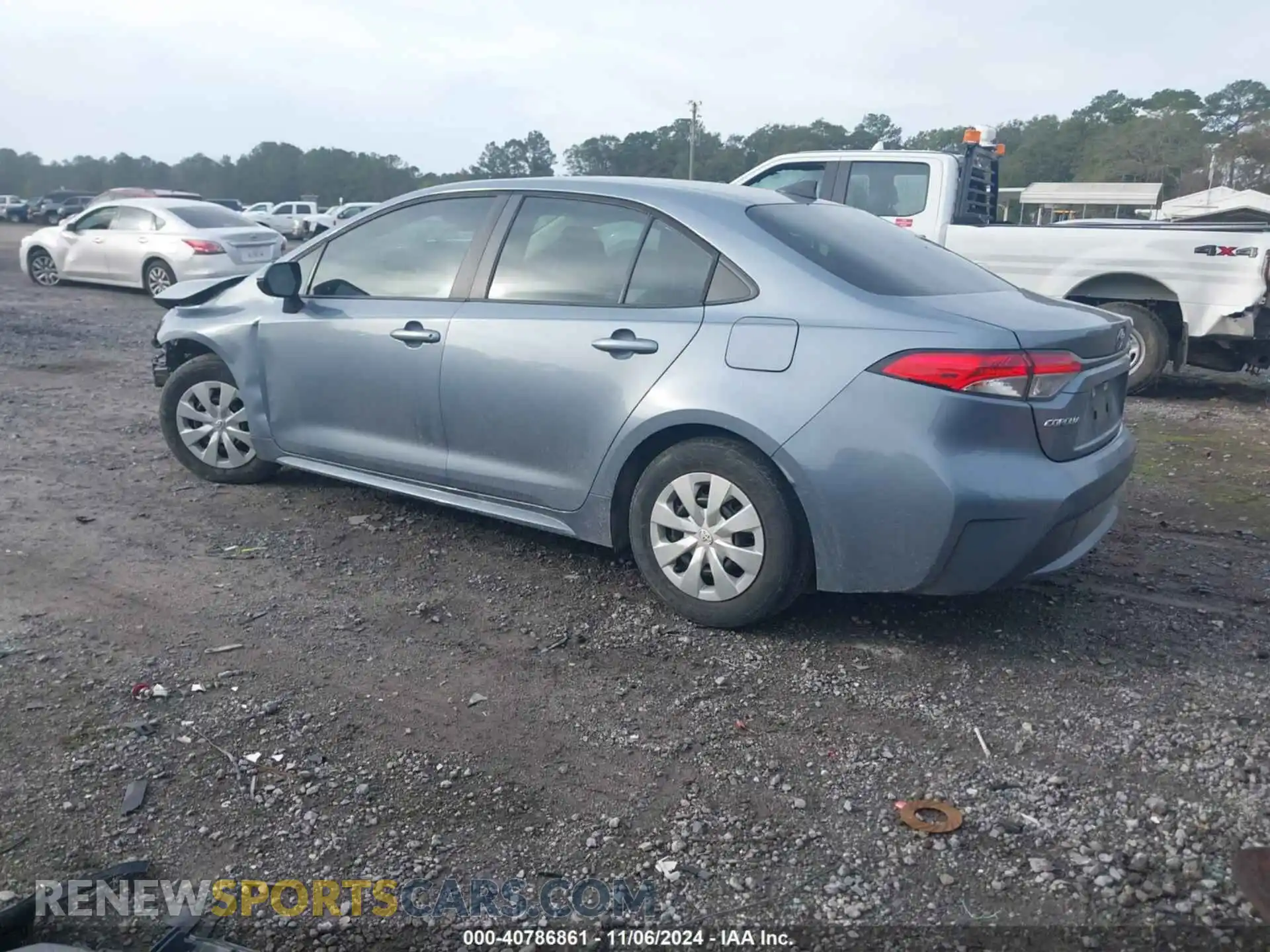 3 fotografías del automóvil dañado 5YFDPMAE7NP299403 TOYOTA COROLLA 2022