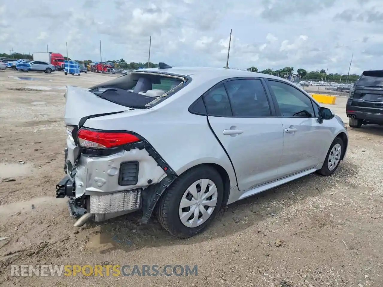 3 fotografías del automóvil dañado 5YFDPMAE8NP346101 TOYOTA COROLLA 2022