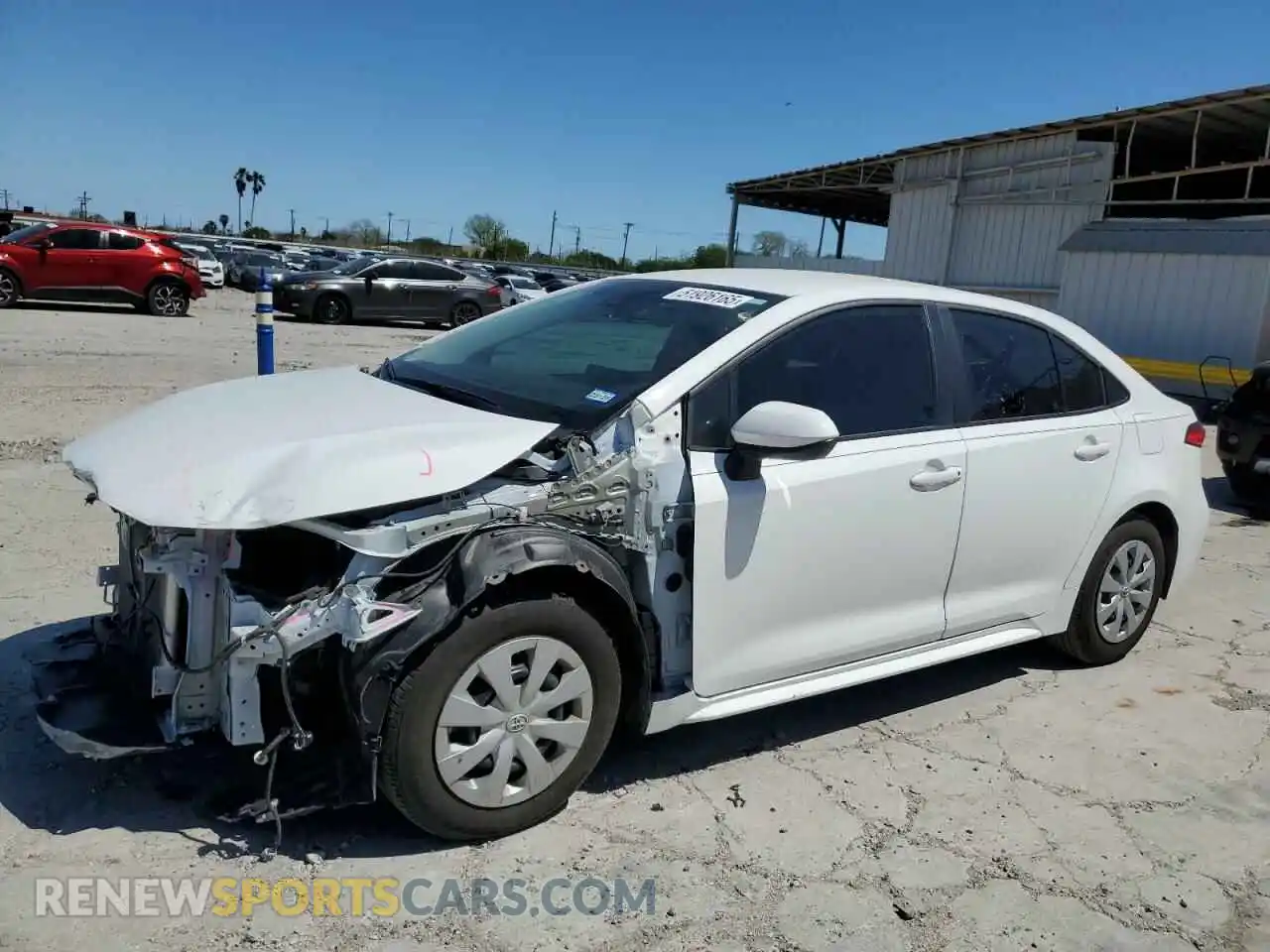1 Photograph of a damaged car 5YFDPMAE9NP333471 TOYOTA COROLLA 2022