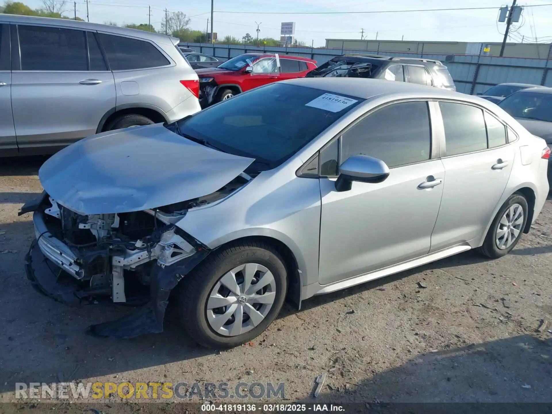 2 Photograph of a damaged car 5YFDPMAEXNP300477 TOYOTA COROLLA 2022