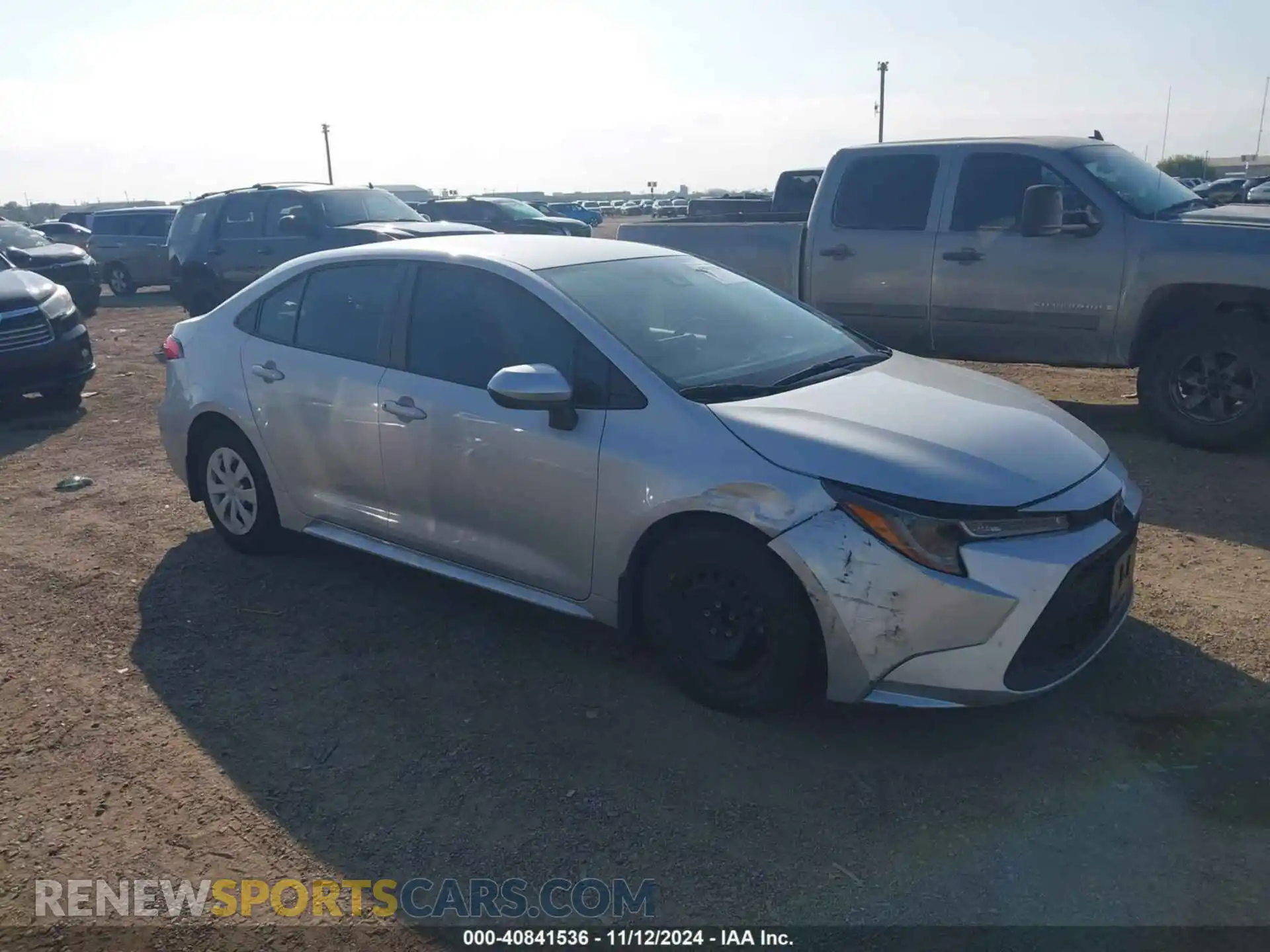 1 Photograph of a damaged car 5YFDPMAEXNP374630 TOYOTA COROLLA 2022