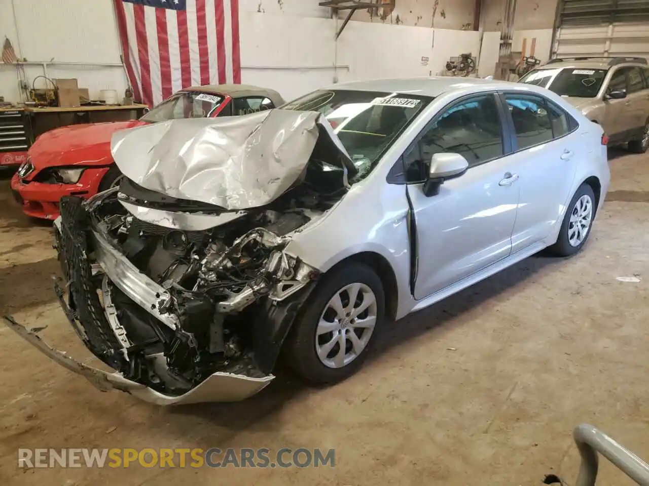 2 Photograph of a damaged car 5YFEPMAE0NP280101 TOYOTA COROLLA 2022