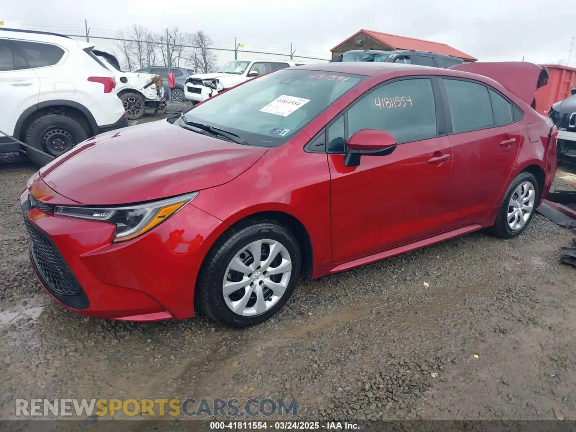 2 Photograph of a damaged car 5YFEPMAE0NP282916 TOYOTA COROLLA 2022