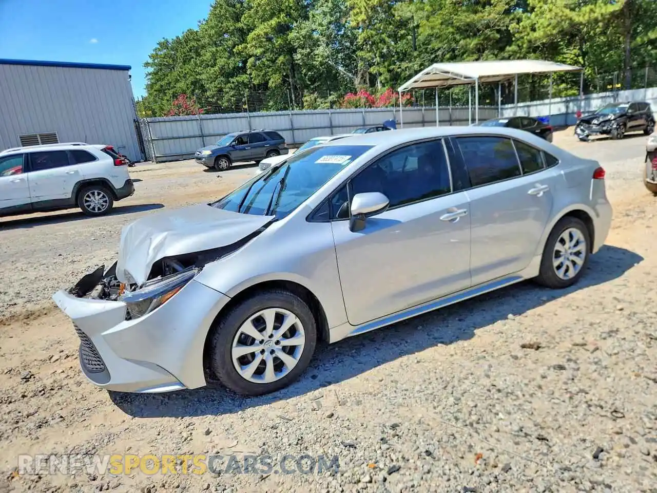 1 Photograph of a damaged car 5YFEPMAE0NP285704 TOYOTA COROLLA 2022