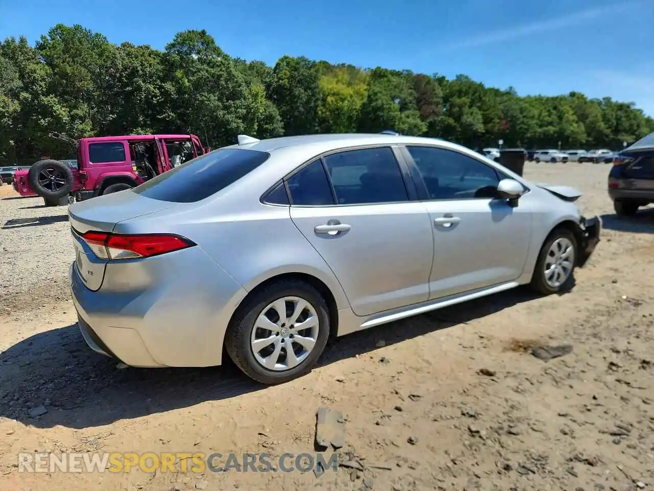 3 Photograph of a damaged car 5YFEPMAE0NP285704 TOYOTA COROLLA 2022