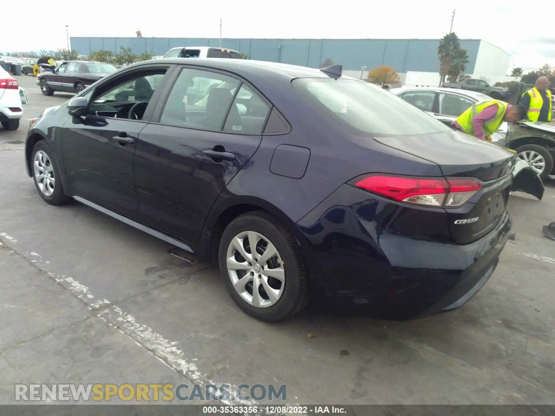 3 Photograph of a damaged car 5YFEPMAE1NP281144 TOYOTA COROLLA 2022