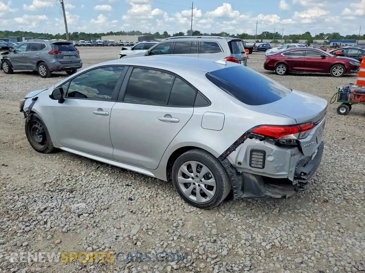 2 Photograph of a damaged car 5YFEPMAE1NP293746 TOYOTA COROLLA 2022