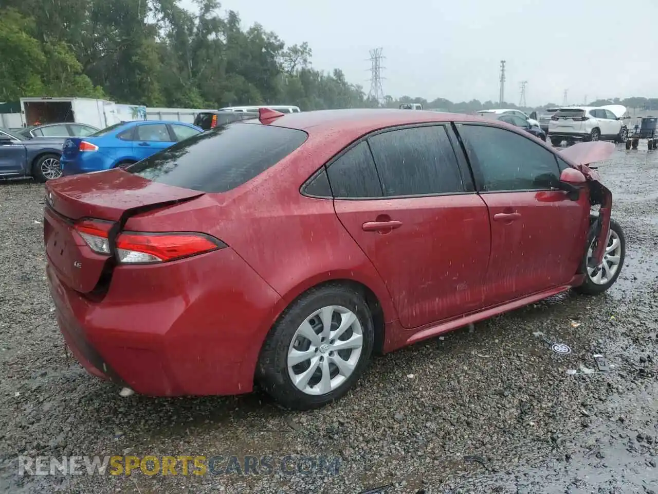 3 Photograph of a damaged car 5YFEPMAE1NP324669 TOYOTA COROLLA 2022