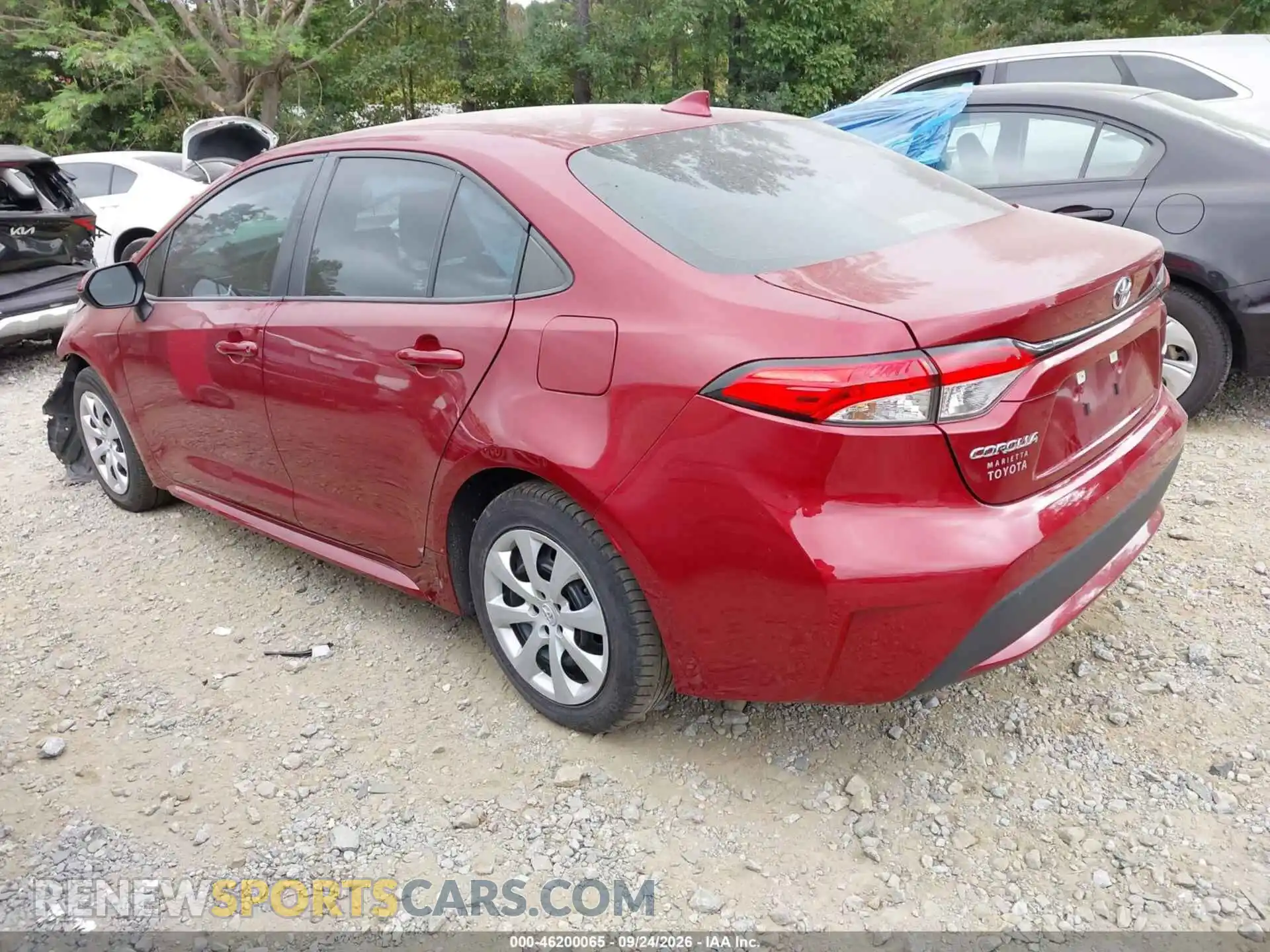 3 Photograph of a damaged car 5YFEPMAE1NP389649 TOYOTA COROLLA 2022