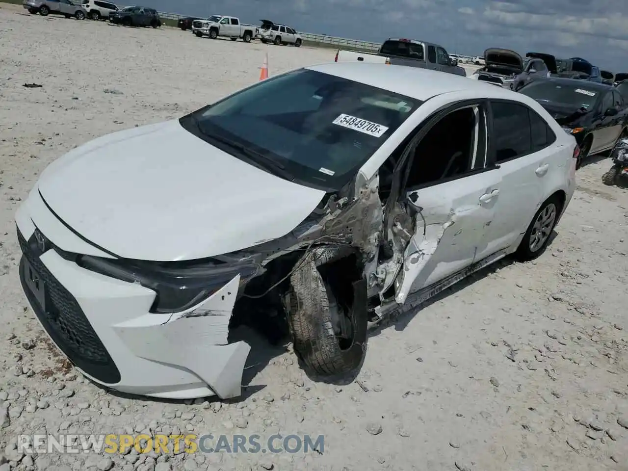 1 Photograph of a damaged car 5YFEPMAE2NP272887 TOYOTA COROLLA 2022