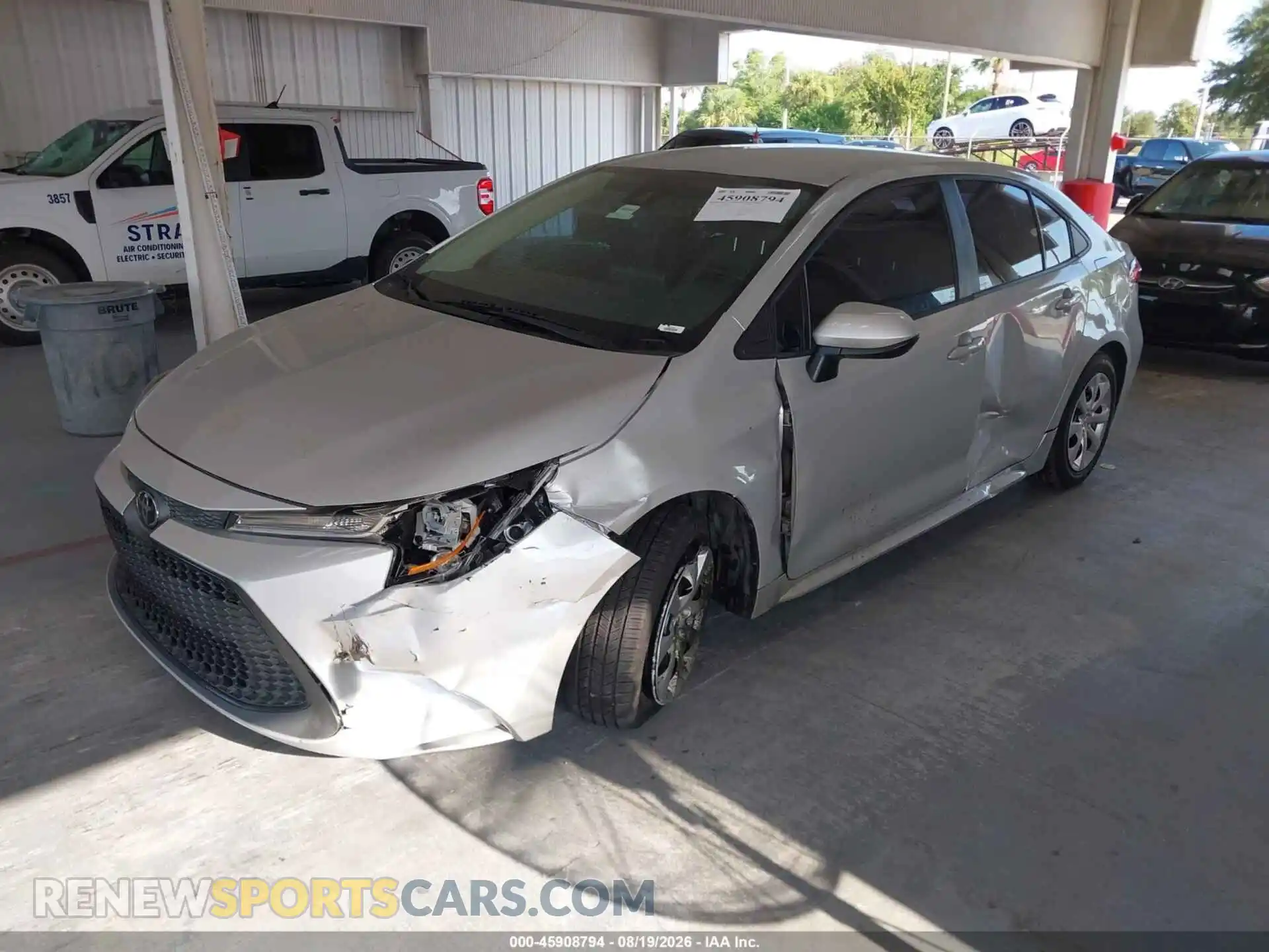 2 Фотография поврежденного автомобиля 5YFEPMAE2NP314233 TOYOTA COROLLA 2022