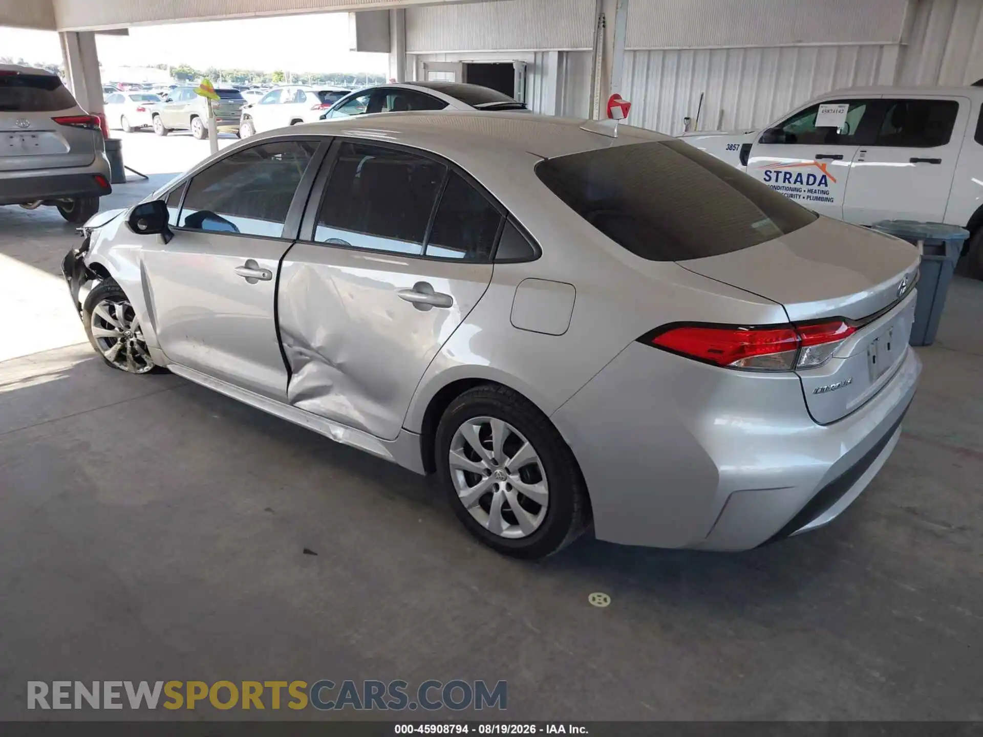 3 Фотография поврежденного автомобиля 5YFEPMAE2NP314233 TOYOTA COROLLA 2022
