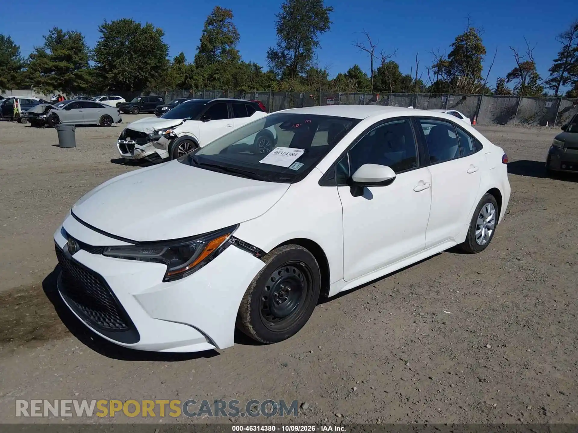 2 Фотография поврежденного автомобиля 5YFEPMAE2NP330030 TOYOTA COROLLA 2022