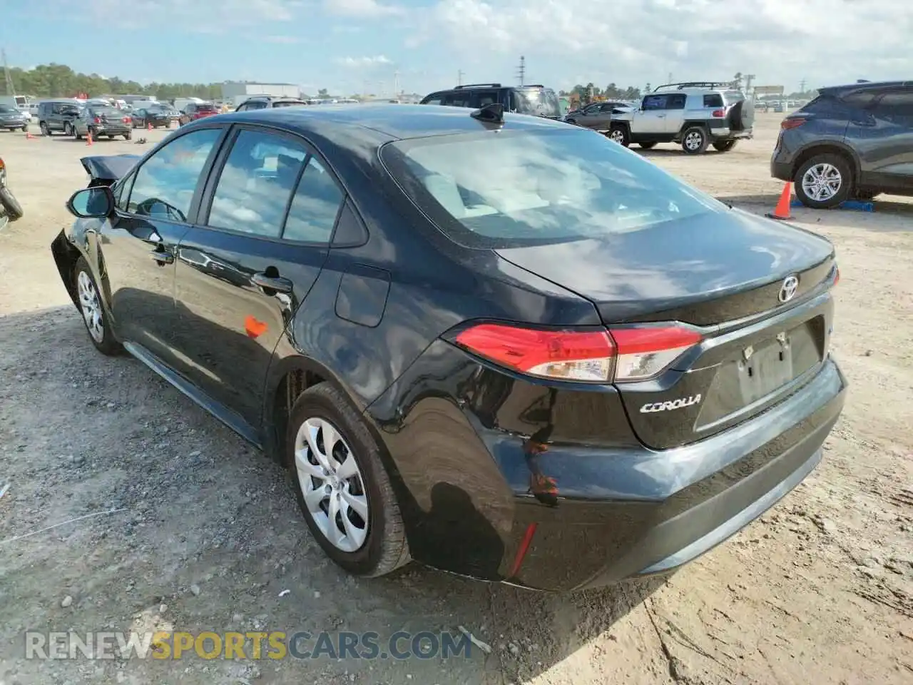 3 Photograph of a damaged car 5YFEPMAE2NP330450 TOYOTA COROLLA 2022