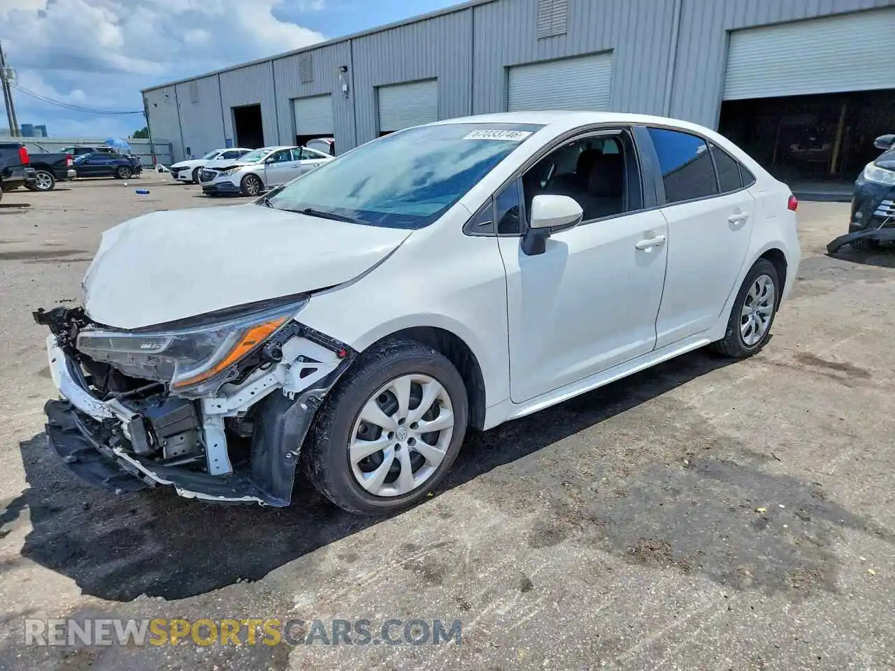 1 Photograph of a damaged car 5YFEPMAE2NP331128 TOYOTA COROLLA 2022
