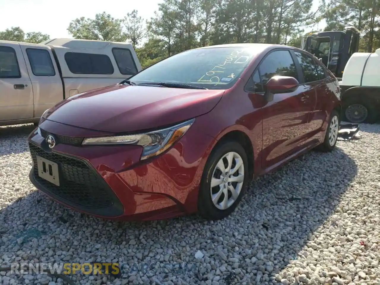 2 Photograph of a damaged car 5YFEPMAE2NP334191 TOYOTA COROLLA 2022