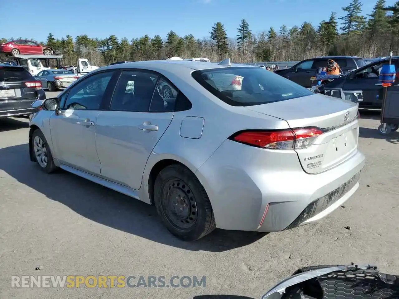 2 Фотография поврежденного автомобиля 5YFEPMAE2NP347118 TOYOTA COROLLA 2022