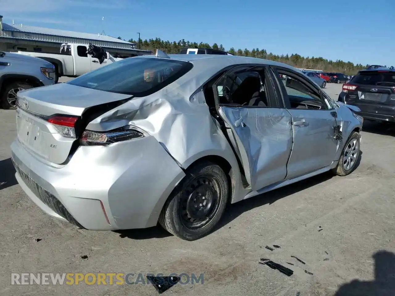 3 Фотография поврежденного автомобиля 5YFEPMAE2NP347118 TOYOTA COROLLA 2022