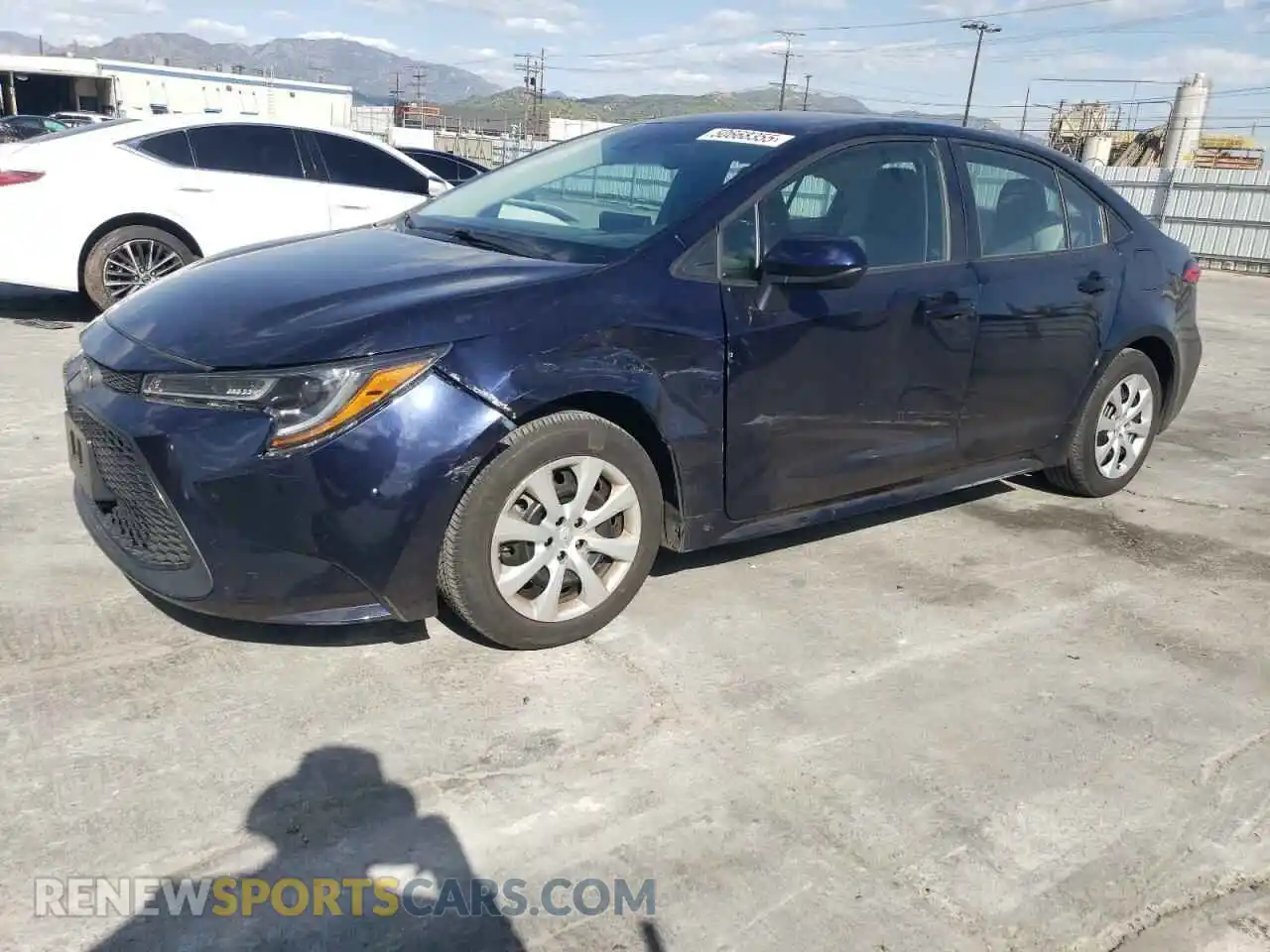 1 Photograph of a damaged car 5YFEPMAE2NP374576 TOYOTA COROLLA 2022