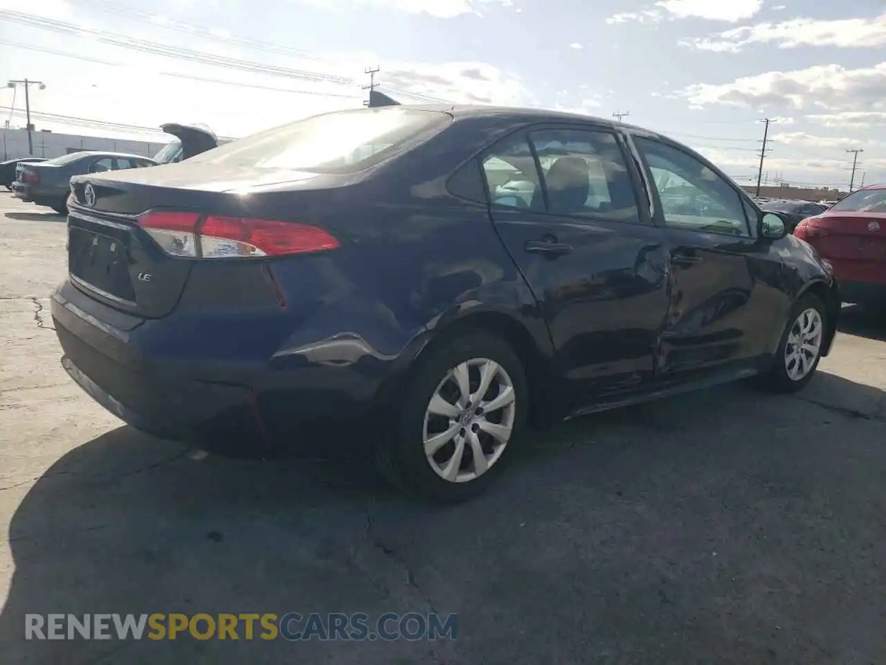 3 Photograph of a damaged car 5YFEPMAE2NP374576 TOYOTA COROLLA 2022
