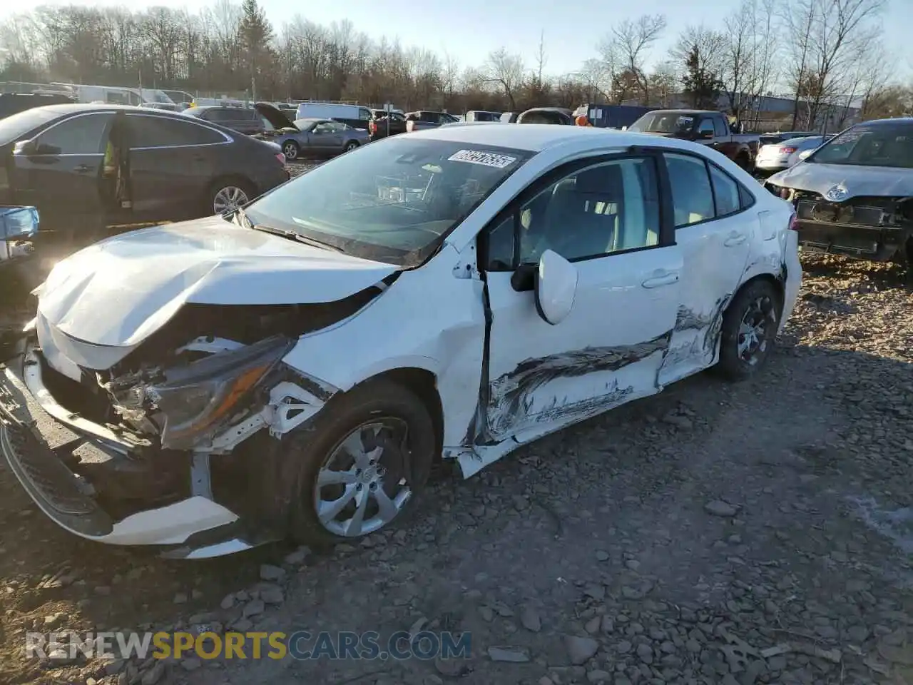 1 Photograph of a damaged car 5YFEPMAE2NP382404 TOYOTA COROLLA 2022