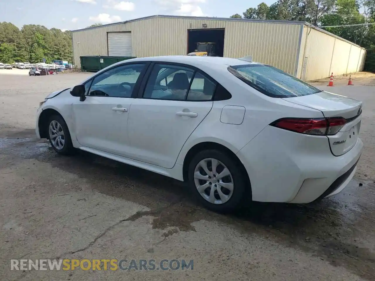 2 Photograph of a damaged car 5YFEPMAE2NP386890 TOYOTA COROLLA 2022