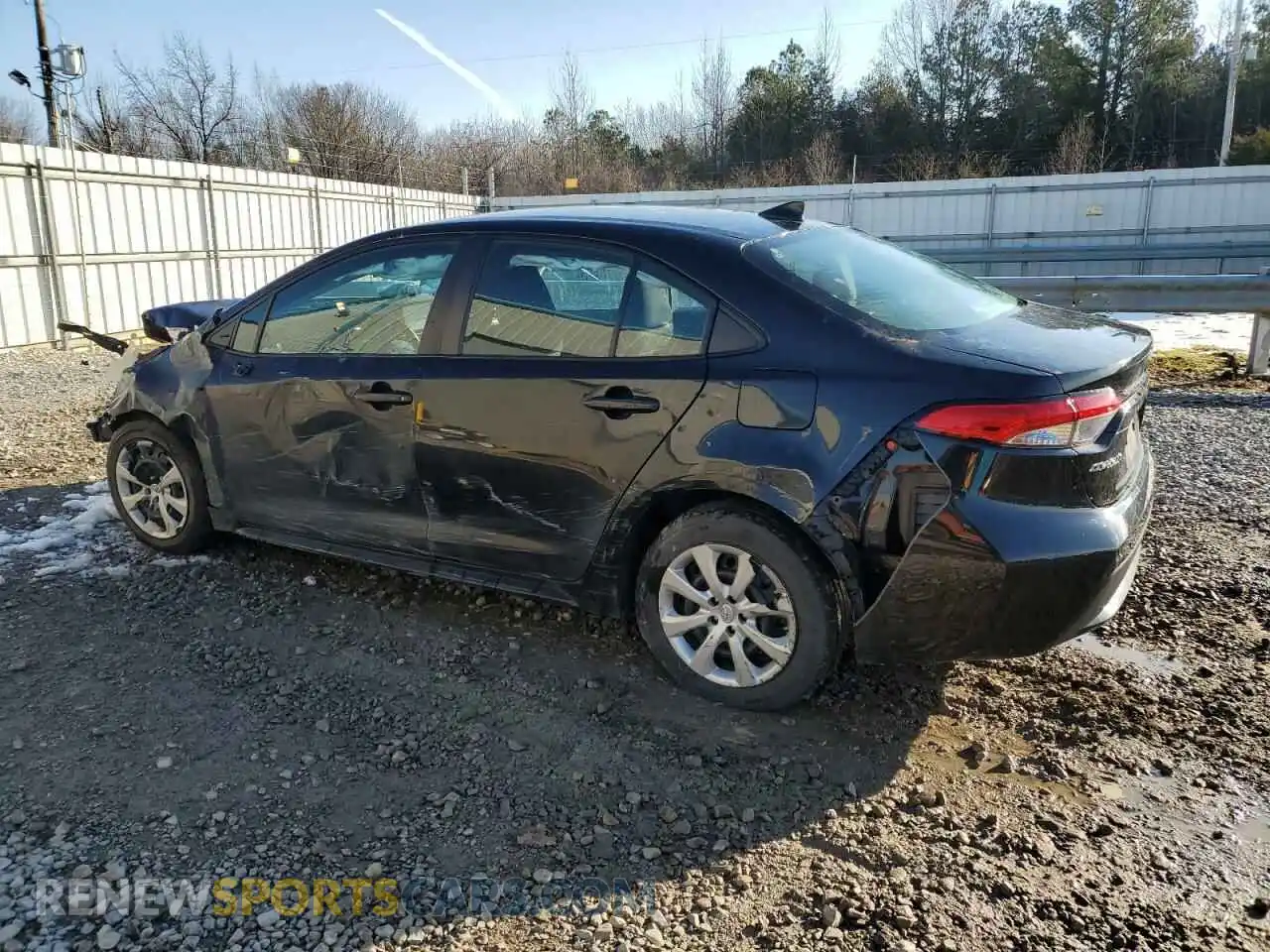 2 Photograph of a damaged car 5YFEPMAE3NP278021 TOYOTA COROLLA 2022