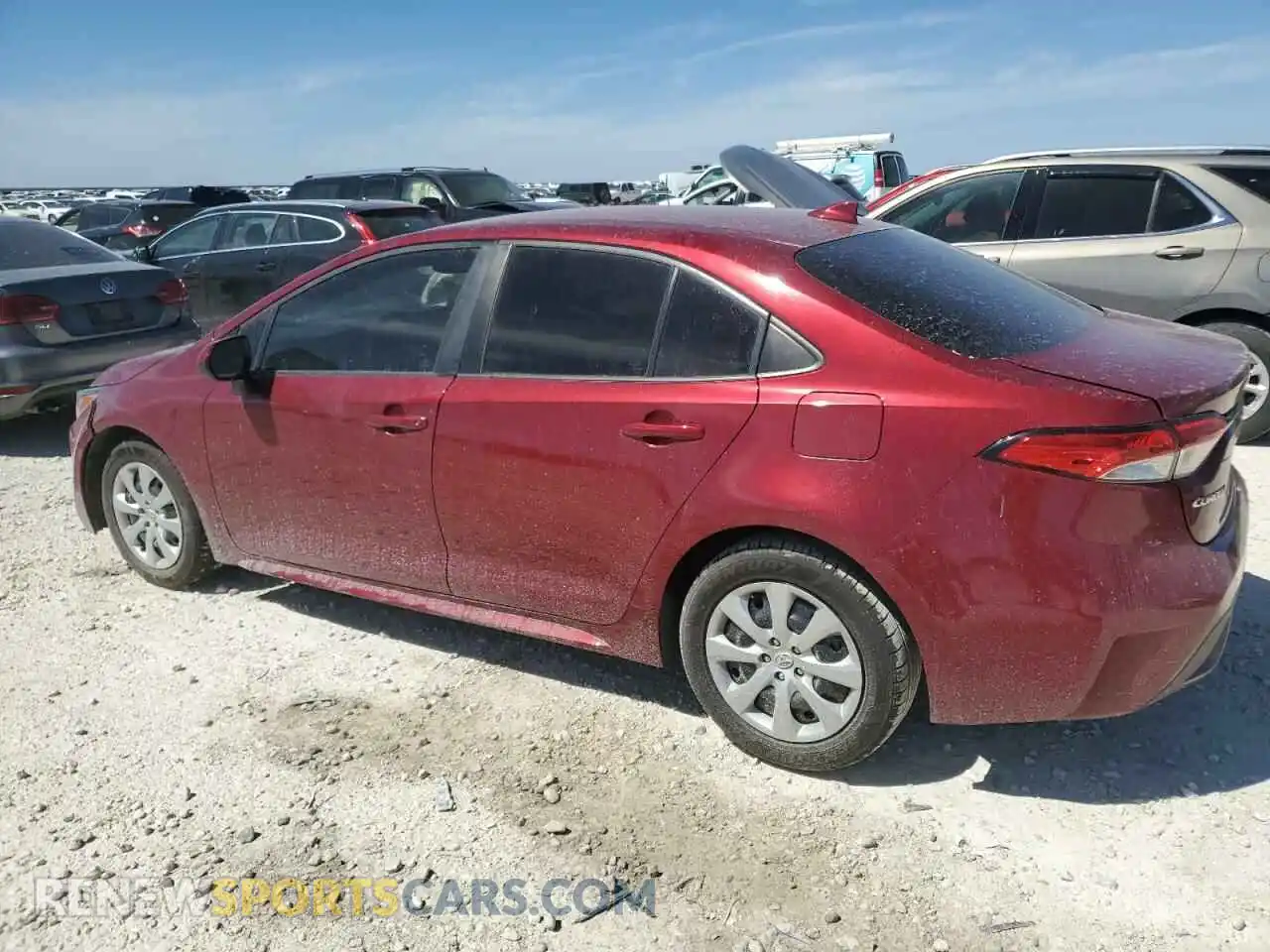 2 Photograph of a damaged car 5YFEPMAE3NP323801 TOYOTA COROLLA 2022