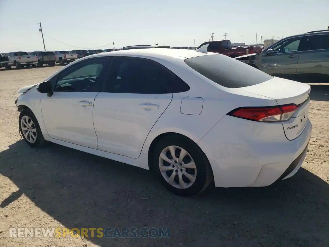2 Photograph of a damaged car 5YFEPMAE3NP366132 TOYOTA COROLLA 2022
