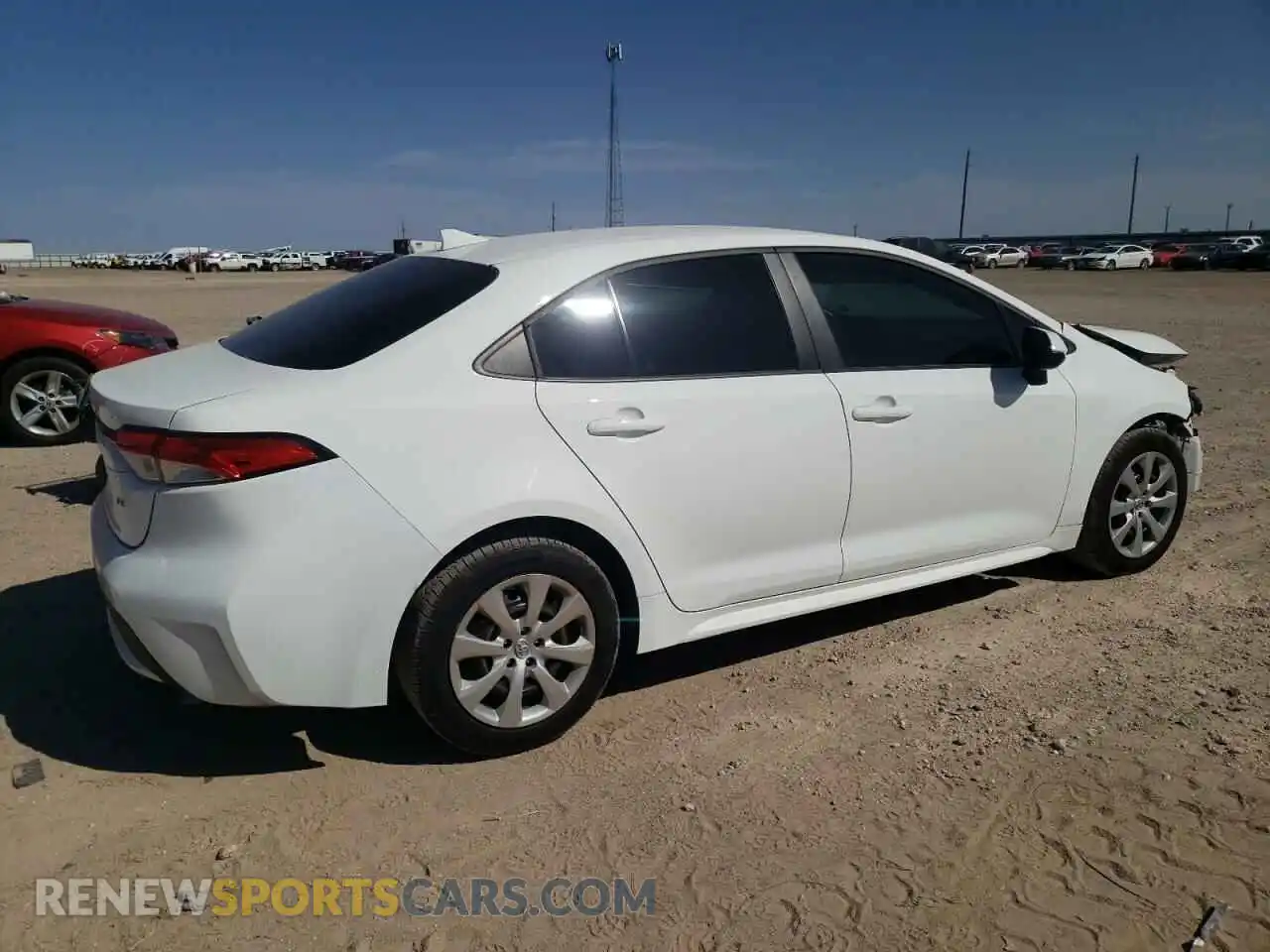 3 Photograph of a damaged car 5YFEPMAE3NP366132 TOYOTA COROLLA 2022