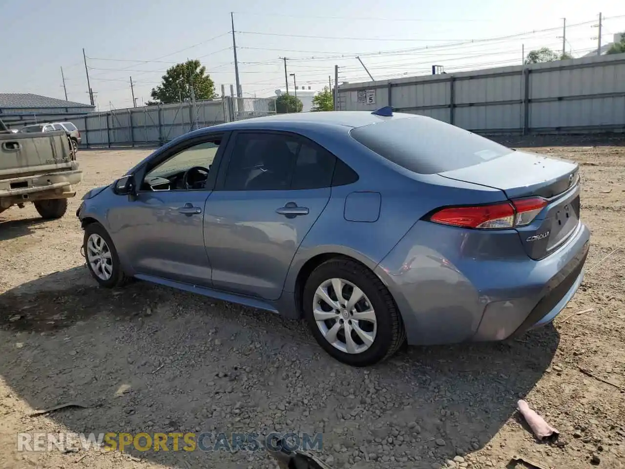 2 Photograph of a damaged car 5YFEPMAE3NP372299 TOYOTA COROLLA 2022