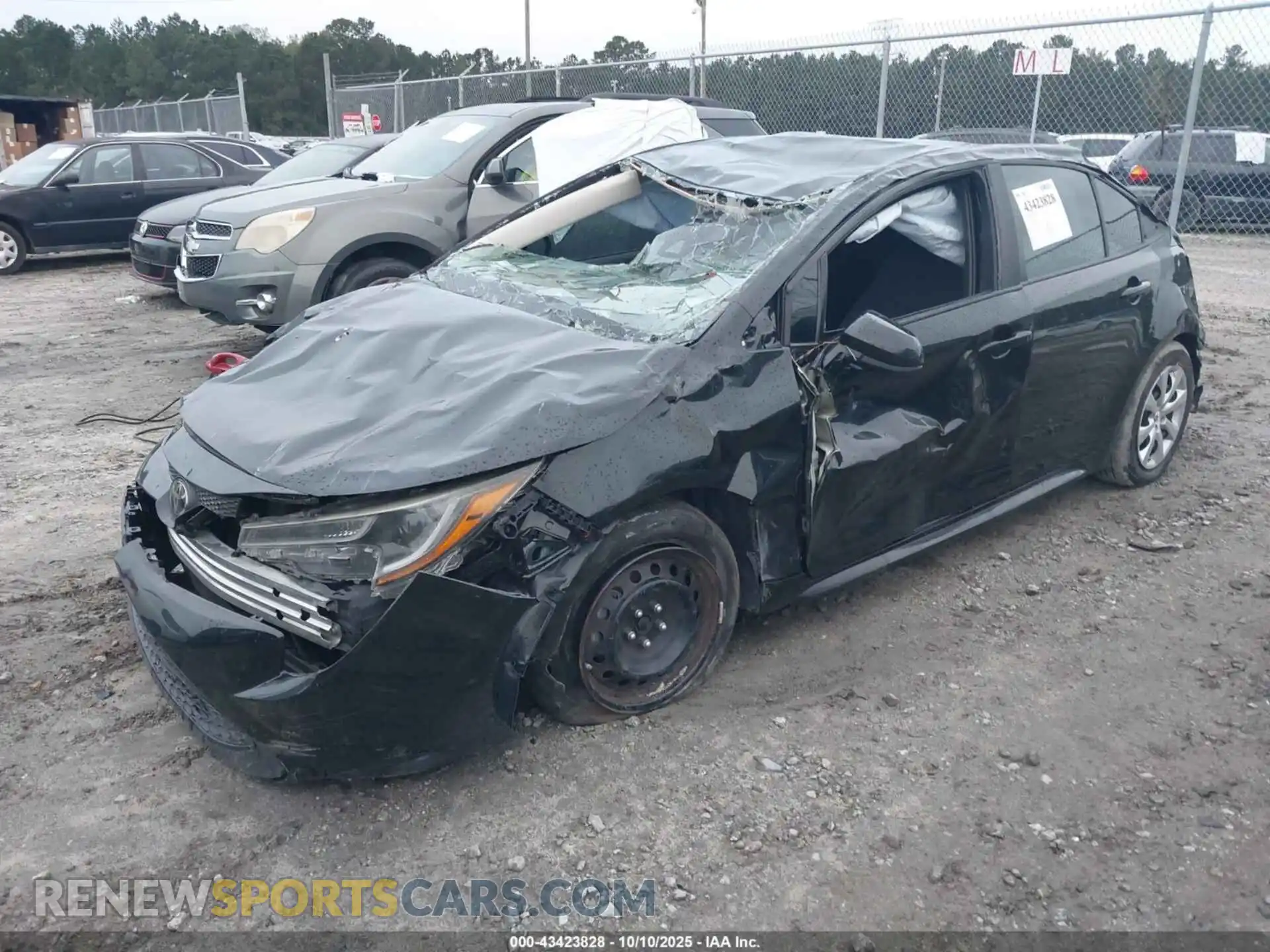 2 Photograph of a damaged car 5YFEPMAE3NP384159 TOYOTA COROLLA 2022