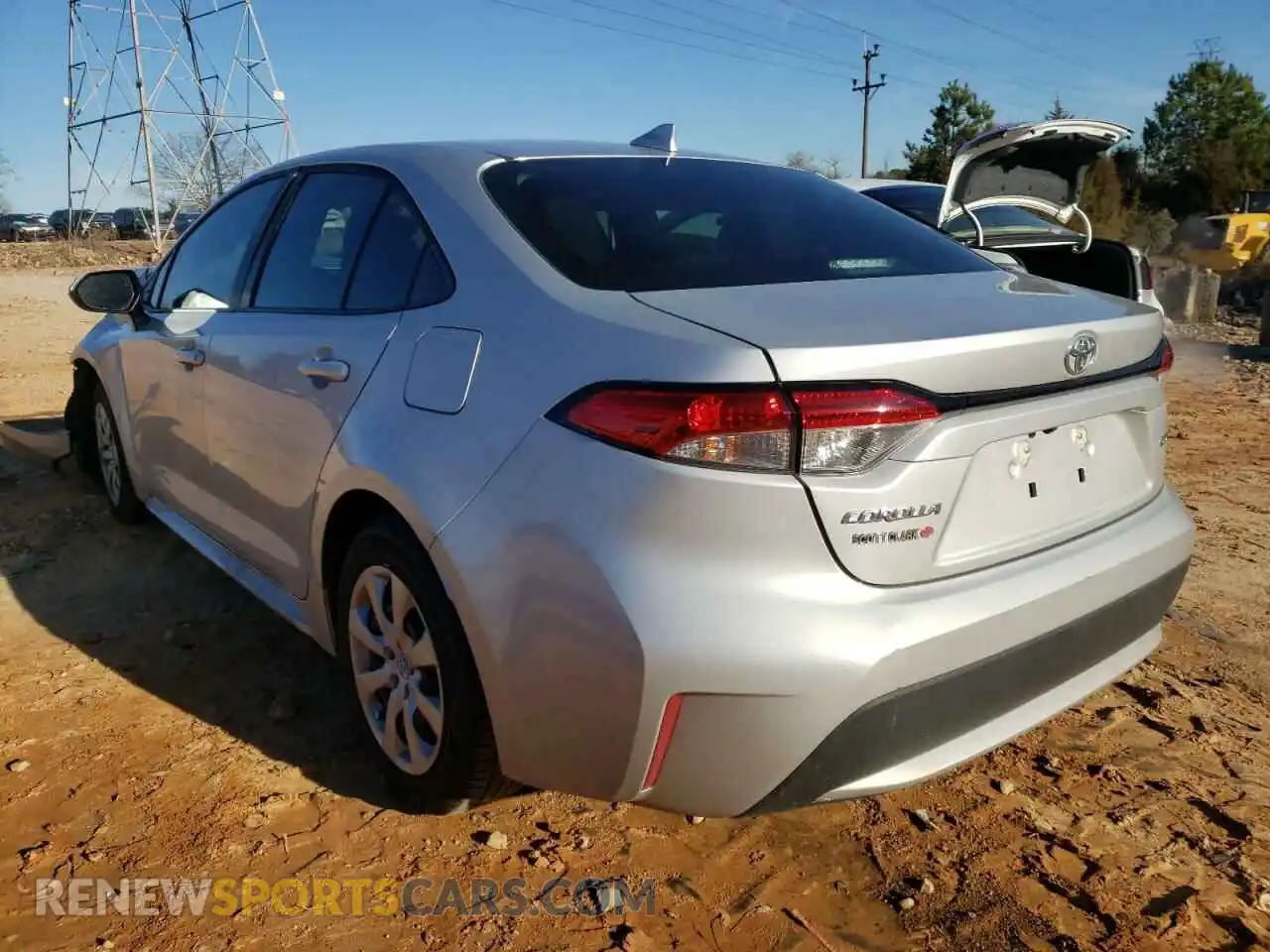 3 Photograph of a damaged car 5YFEPMAE4NP285124 TOYOTA COROLLA 2022