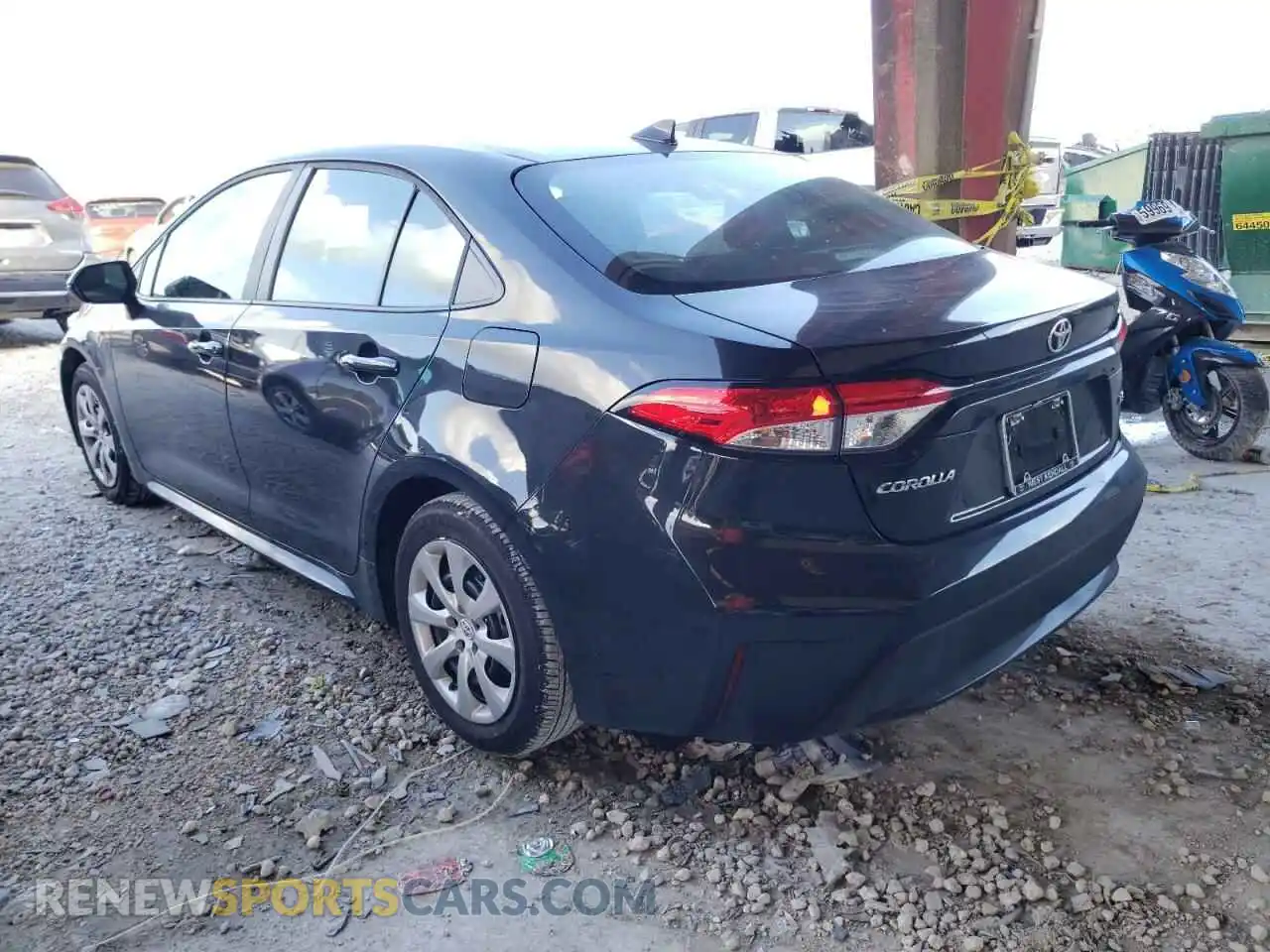2 Photograph of a damaged car 5YFEPMAE4NP287052 TOYOTA COROLLA 2022