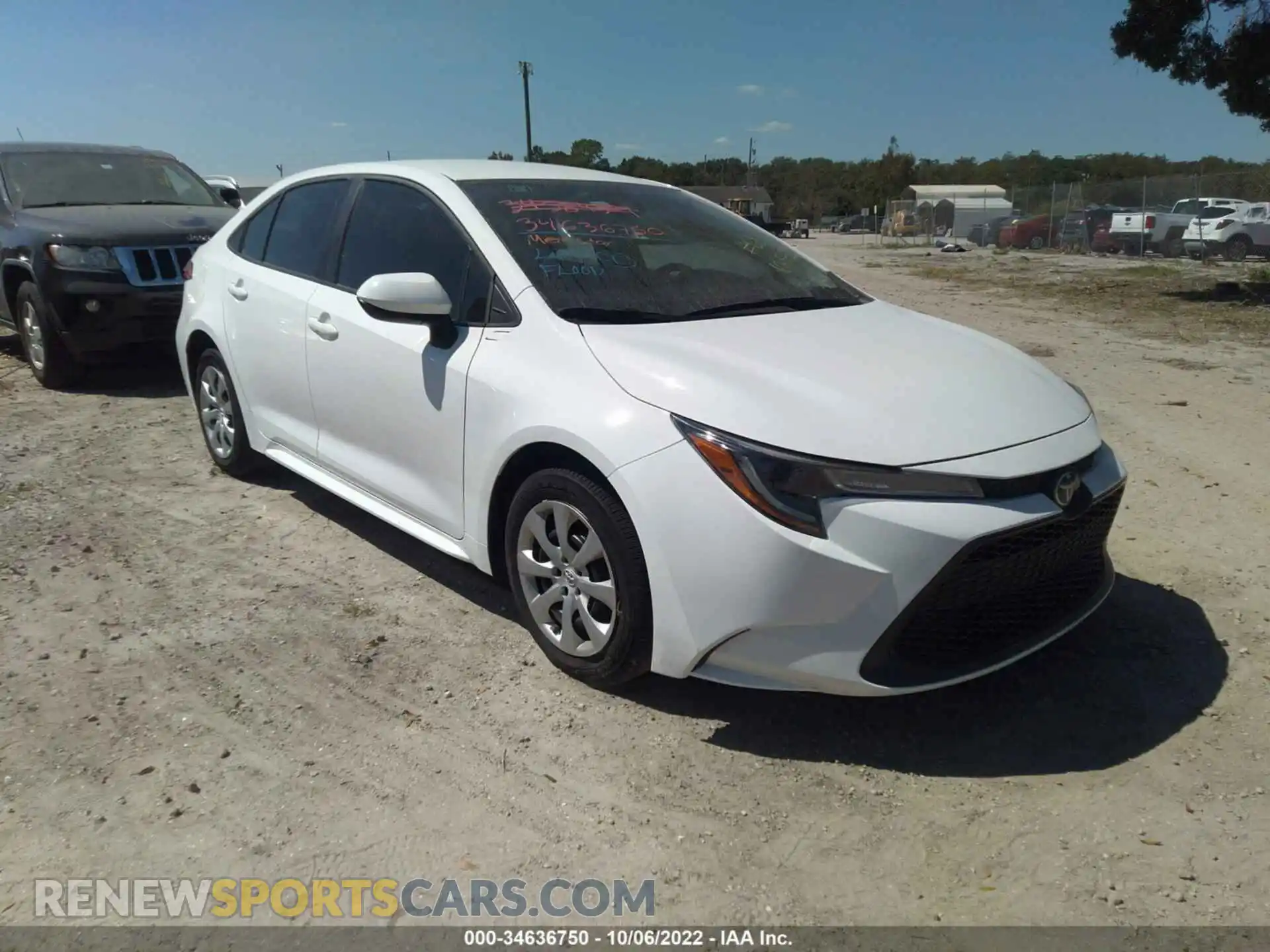 1 Photograph of a damaged car 5YFEPMAE4NP291151 TOYOTA COROLLA 2022